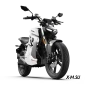 Электромотоцикл WHITE SIBERIA SUPER SOCO TS STREET HUNTER PRO (Белый)