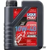 Масло LiquiMoly Motorbike 4T Synth Street Race 10W-40 (Синтетическое) 1л Масло LiquiMoly Motorbike 4T Synth Street Race 10W-40 (Синтетическое) 1л