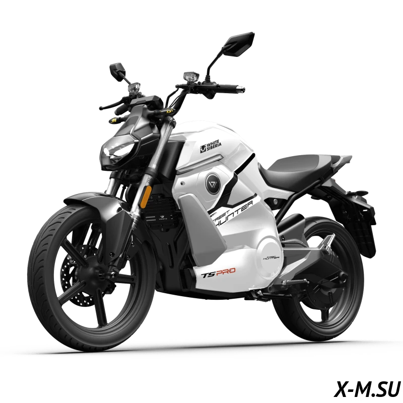 Электромотоцикл WHITE SIBERIA SUPER SOCO TS STREET HUNTER PRO (Белый) Электромотоцикл WHITE SIBERIA SUPER SOCO TS STREET HUNTER PRO (Белый)