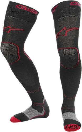 Носки MX SOCKS LONG BLACK RED Носки MX SOCKS LONG BLACK RED