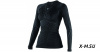 Термокофта жен D-CORE THERMO TEE LS BLACK/ANTHRACITE