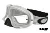 Очки для мотокросса OAKLEY Crowbar Solid белые матовые / двойная прозрачная (59-457)