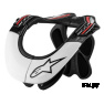Защита шеи BNS PRO NECK SUPPORT BLACK WHITE RED