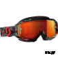 Очки Hustle MX black/red orange chrome w