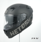 Шлем интеграл  HETOSHI FF938 MATTE BLACK double visor Цв.Черно-серый р.S