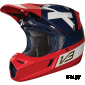 Мотошлем Fox V3 Preest Helmet Navy/Red