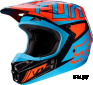 Мотошлем Fox V1 Falcon Helmet Black/Orange