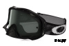 Очки для мотокросса OAKLEY Crowbar Solid черные глянцевые / темно-серая (57-974)