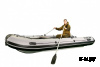 Лодка РИБ RiverBoats RB 430 (Встроенный рундук) (транец L — 515 мм.)
