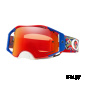 Очки для мотокросса OAKLEY Airbrake Flo красные-синие / красная Prizm MX  (OO7046-72)