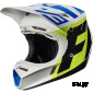 Мотошлем Fox V3 Creo Helmet White/Yellow